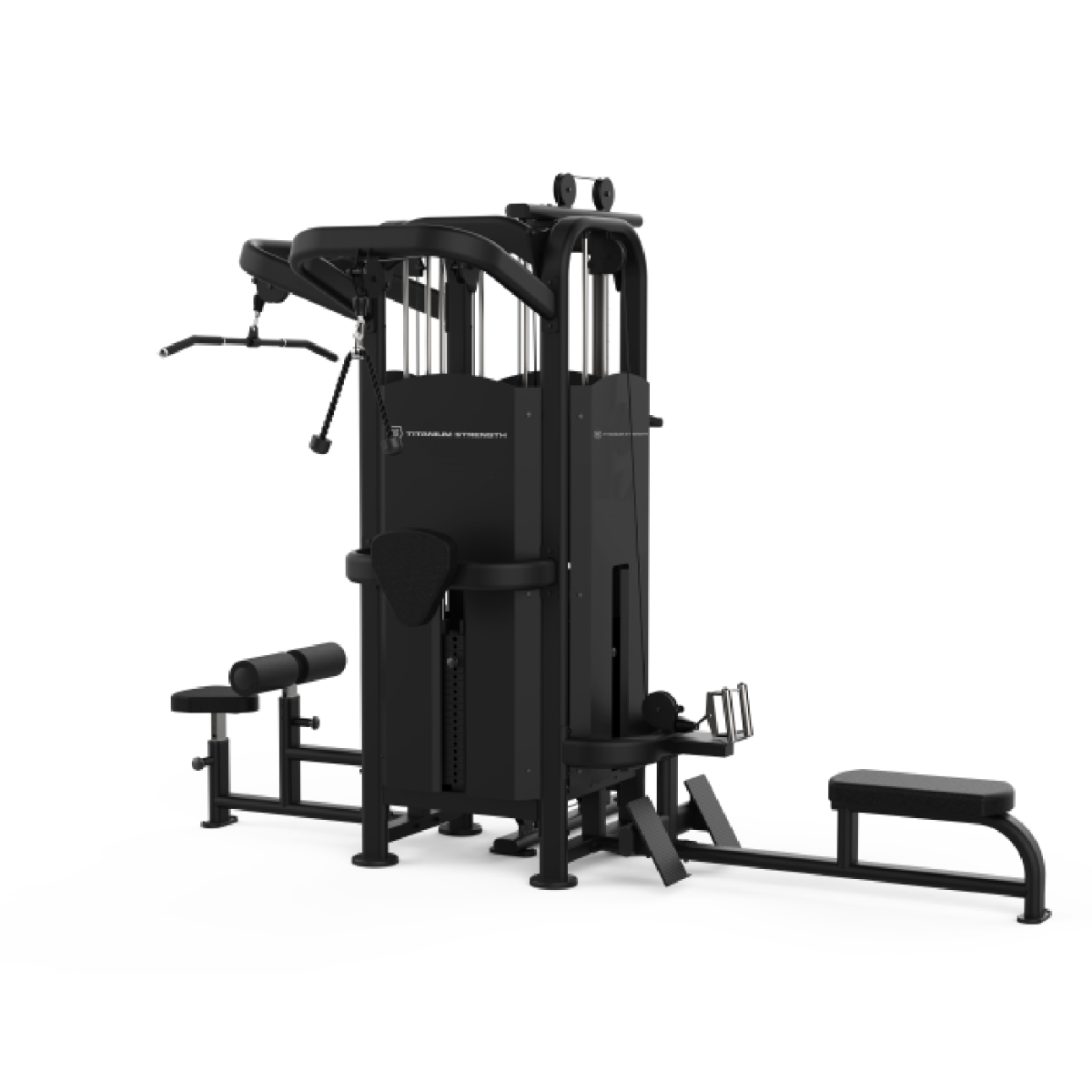 Titanium Strength 4 Stationen Kabelzug Black Edition