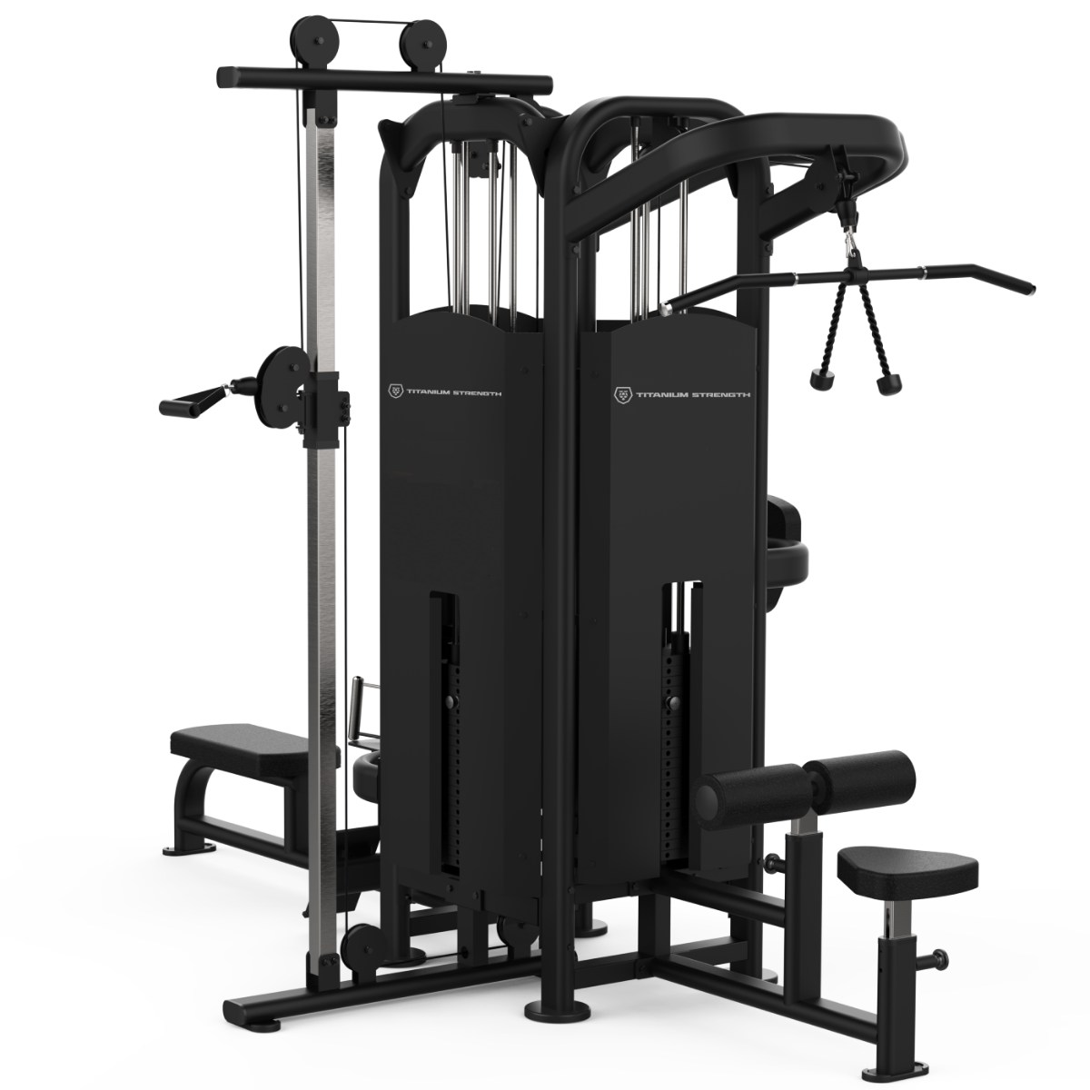 Titanium Strength 4 Stationen Kabelzug Black Edition