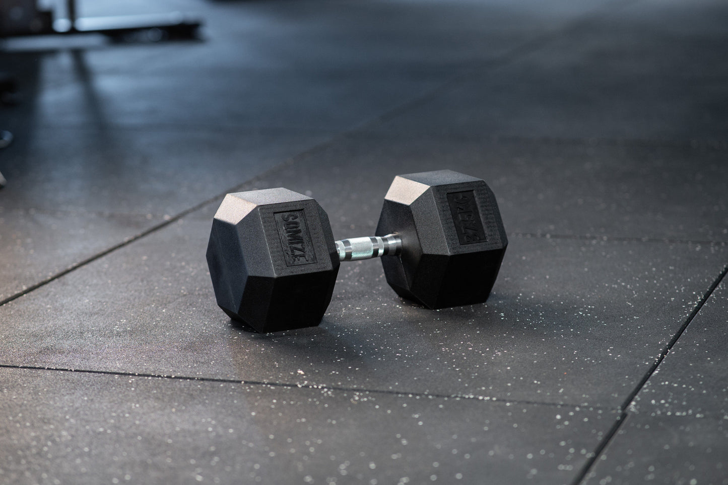 Hex Dumbbell - Hexagon Hanteln SQMIZE® HDBR gummiert, 2.5 - 40 kg www.simpleproducts.at 37.5 kg 