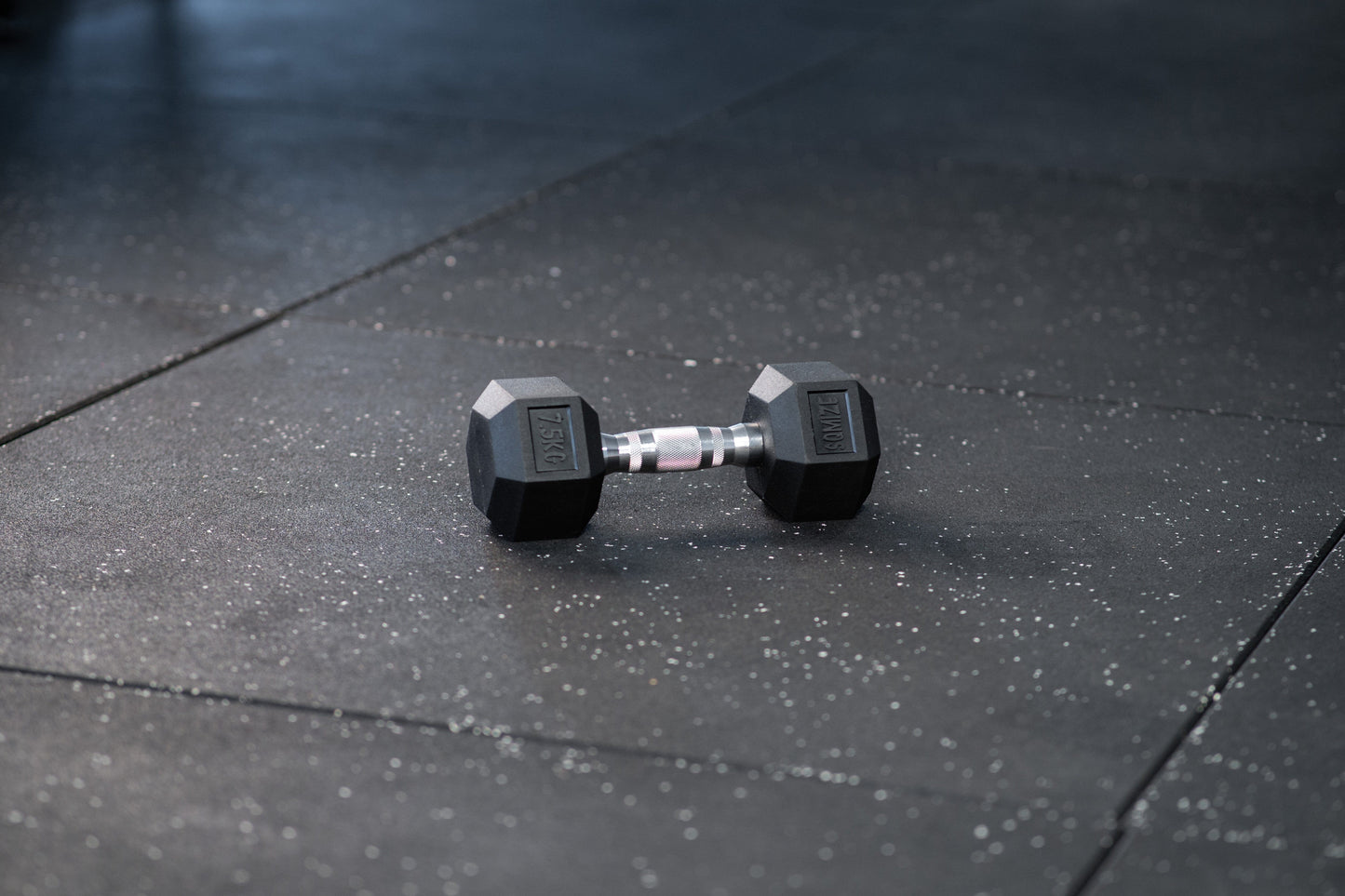 Hex Dumbbell - Hexagon Hanteln SQMIZE® HDBR gummiert, 2.5 - 40 kg www.simpleproducts.at 7.5 kg 