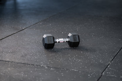 Hex Dumbbell - Hexagon Hanteln SQMIZE® HDBR gummiert, 2.5 - 40 kg www.simpleproducts.at 7.5 kg 